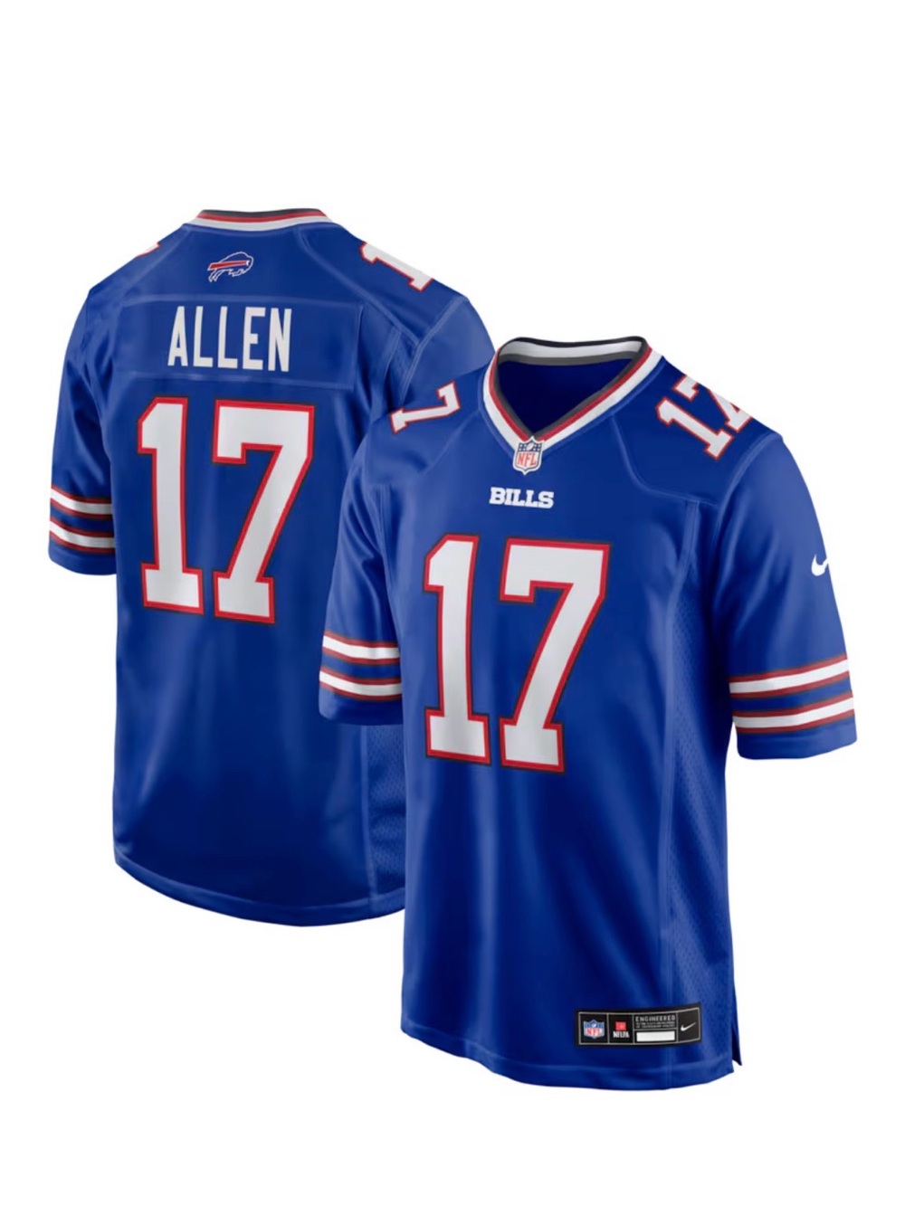 Buffalo Bills Josh Allen Nike Royal Team Game Player Jersey - Size Small